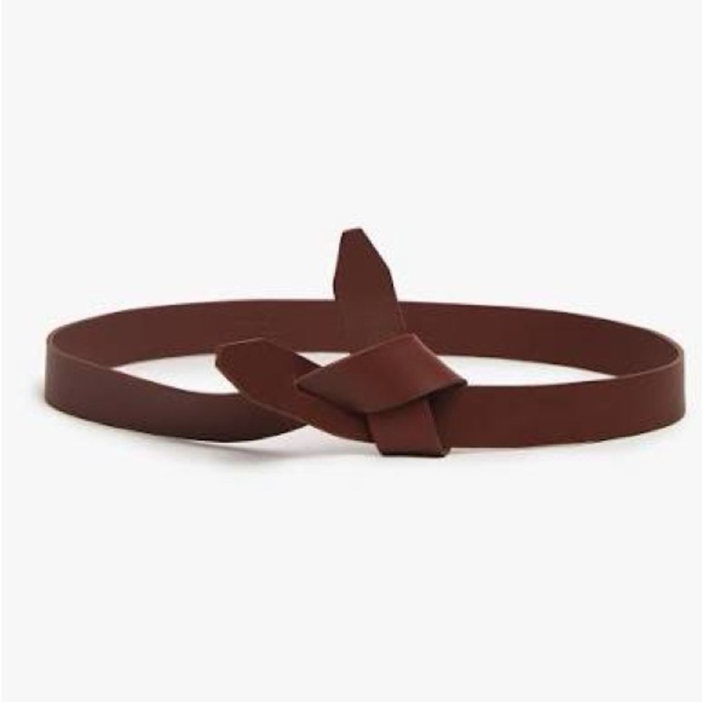 Able NOEMI KNOTTED BELT Brown Leather Belt- S/M